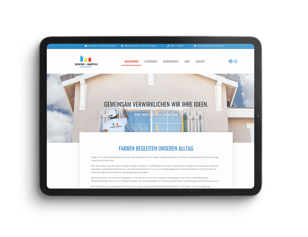 Webdesign in Minden